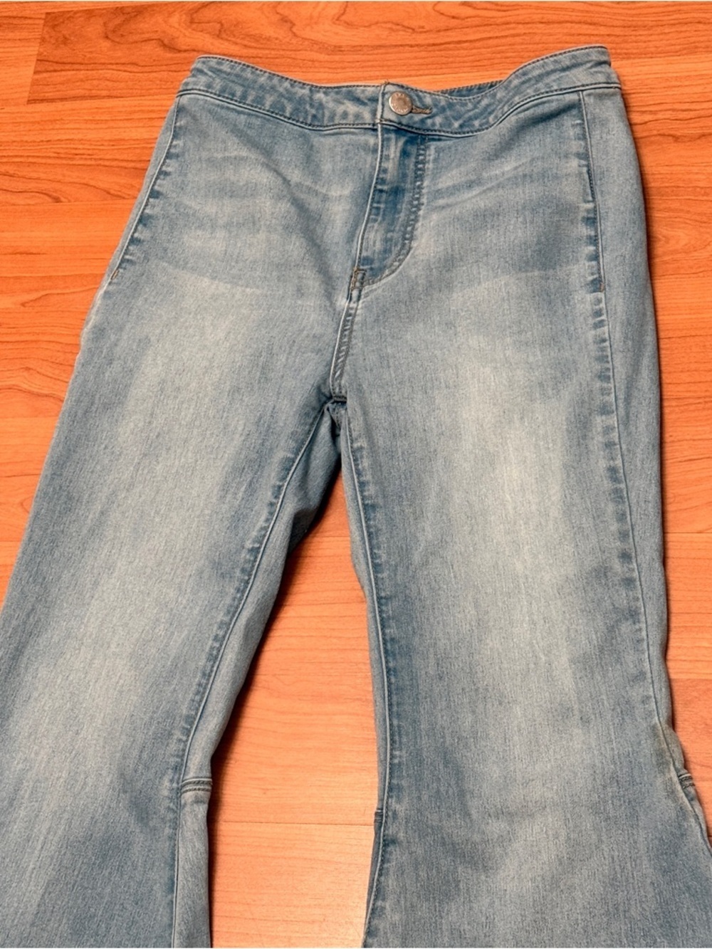 FREE PEOPLE Just Float on Flare Jeans Size 26 - Picture 5 of 11